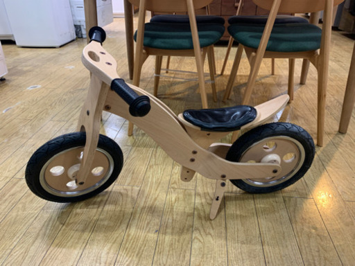 モデルルーム展示品 HOPPL ウッディバイク バランスバイク ウォルナット ホップル