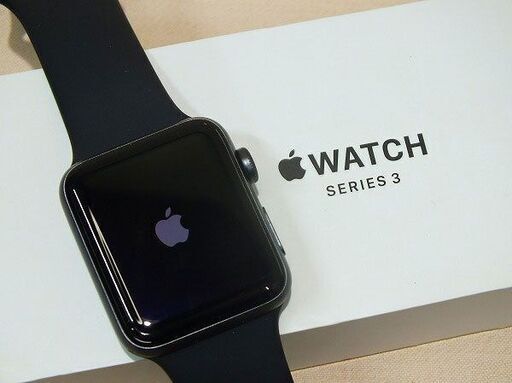 【苫小牧バナナ】現状渡し アップル/Apple Watch Series 3 GPSモデル 42mm MTF32J/A スペースグレイ アクティベーションロックあり ♪