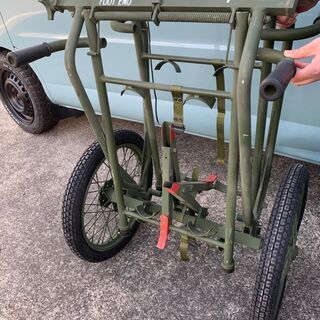 再度お値下げしました／現金手渡しも可】米軍放出品／担架用台車／