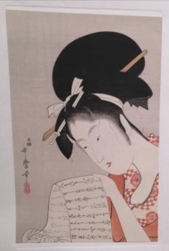 年代物☆喜多川歌麿　木版画