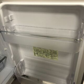1年間動作保証付 2ドア冷蔵庫 SHARP SJ-GD14D-C 137L 2018年製 