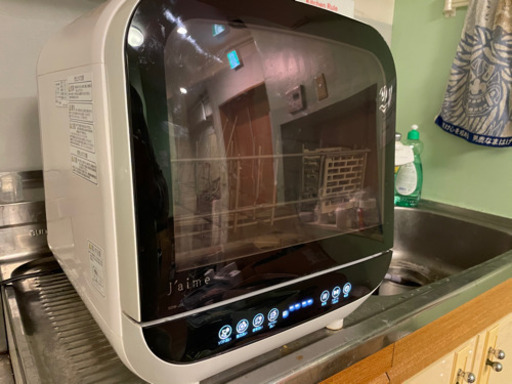 工事不要の食器洗い乾燥機 エスケイジャパン 食洗機 Jaime タンク式 ホワイト SDW-J5L-W