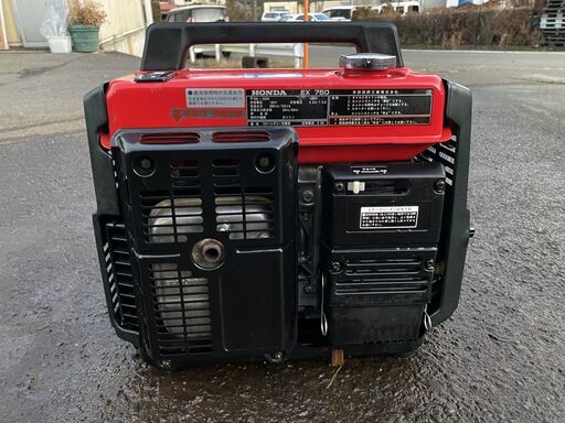 早いもの勝ち　整備済 非常時等に ホンダ 600W/750W　4サイクル 発電機 EX750　 50/60Hz　手渡し歓迎　初期不良対応可能 早いもの勝ち 整備済 非常時等に ホンダ 600W/750W 4サイクル 発電機