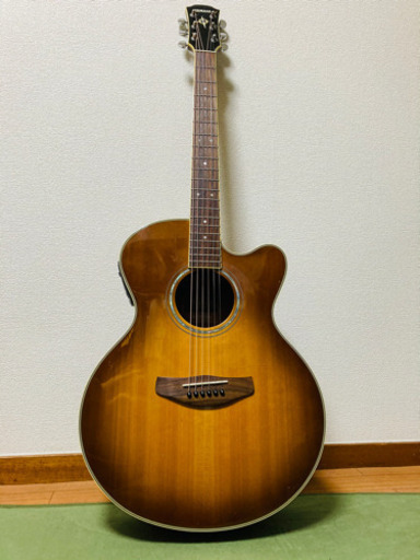 YAMAHA アコースティックギター アコギ エレアコ カッタウェイ 美品 女子・初心者でも弾きやすい