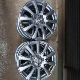 16×6J 42 アルミホイール4本セット 3日まともな食事できてません w2