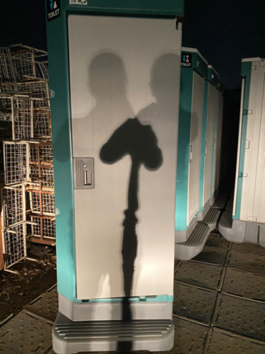 仮設トイレ 中古 資材置き場や畑などにどうぞ