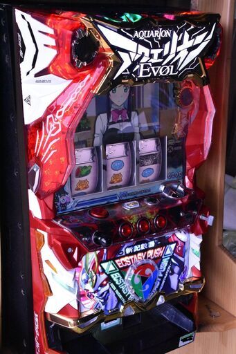 萌え機】☆パチスロアクエリオンEVOL☆SANKYO☆名作アニメ☆動作良好  