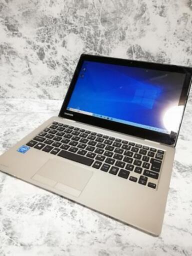 【ポッキリ価格♪】タッチパネル搭載ノートPC！　東芝　持ち運びに便利♪　ノートパソコン　Windows10　セットアップ済みですぐ使える♪　PC 無線LAN　Wi-Fi　バッテリー稼働可能　外観綺麗