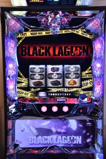 【美品】★パチスロブラックラグーン3★リミットブレイクT★七匠★名機★人気シリーズ★動作良好★美品★実機★パチスロ★スロット★