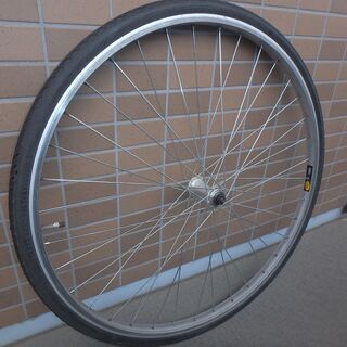 【ネット決済】自転車 前輪　ホイール　タイヤ 700×32C　ク...