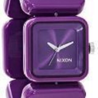 【超美品】Nixon 腕時計  時計 NIXON ニクソン 紫 ...