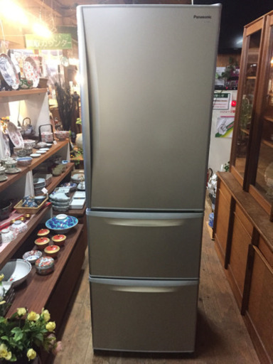 JH01539 Panasonic 冷蔵庫 NR-C370M-S 2011年製