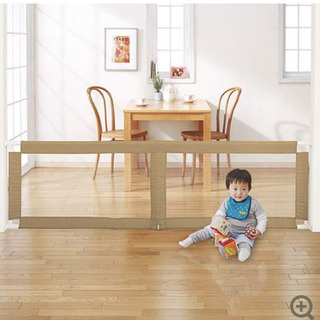 とおせんぼ XLサイズ（取付幅190～270cm） ベージュ ベビーゲート 日本育児 とおせんぼ XLサイズ 突っ張り つっぱり メッシュ ベビー ゲート ロング セーフティゲート ワイド テレビ前 棚前 長い  赤ちゃん 安全 ゲート 柵 ベビーガード 賃貸 ベージュ グレー ブラウン | eBaby-Select by nihonikuji