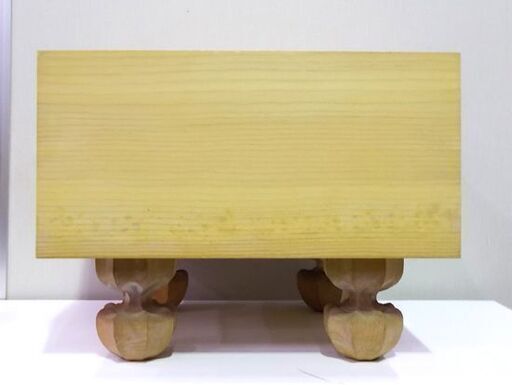 脚付 将棋盤 厚み18cm 36.5×33cm 松寿 駒台付 駒 錦旗 玉山作 天童特産
