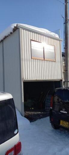 車庫2階建て、春まで取り置きok