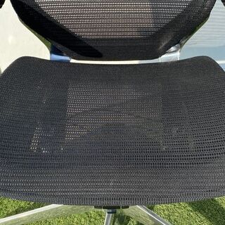 関東エリアのみ★okamura/オカムラ　No.1220010601　Baron/バロン オフィスチェア エクストラハイバック 固定ヘッドレスト 可動肘 座メッシュ ブラック CP87AR-FDH1 　