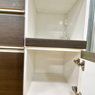 【おしゃれ】食器棚 キッチンボード コンセント２か所付