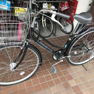 27インチ 外装6段変速 ledオートライト さびにくいステンレスかご付き