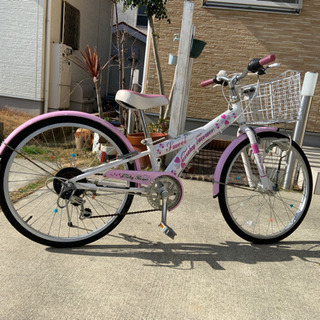 【ネット決済】22インチ　自転車　女の子　子供用