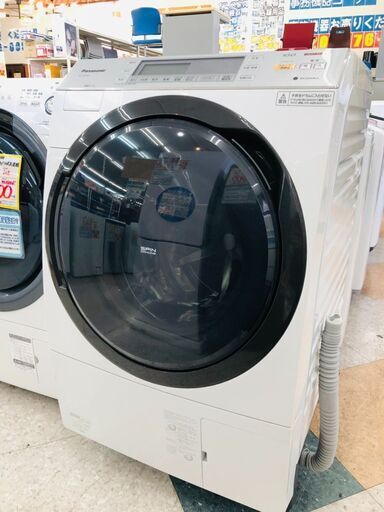 ☆Panasonic(パナソニック) ☆定価136.320円 10/6ｋｇドラム式洗濯機 左開きタイプ  2016年式 NA-VX7600L