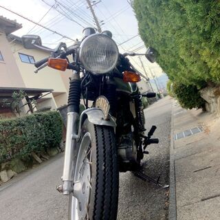 SR400 カフェ レーサー 絶好調 1JR 1992年式 距離不明 アルミタンク キャブ