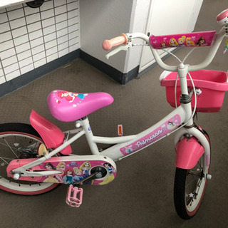 ★キッズ自転車ディズニープリンセス16インチ美品★