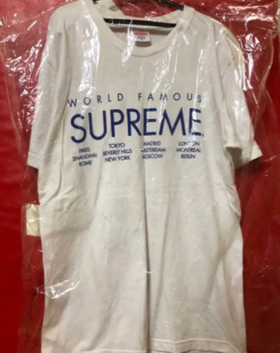 中古品‼️シュプリーム Tシャツ world famous Supreme