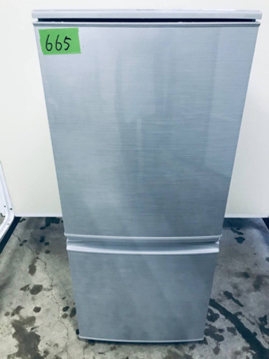 ✨高年式✨665番シャープ✨ノンフロン冷凍冷蔵庫✨SJ-D14A-S‼️