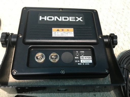 HONDEX 魚群探知機　HEー4700 ホンデックス