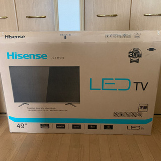 【ネット決済】ほぼ未使用 49V型 液晶LEDテレビ Hisen...