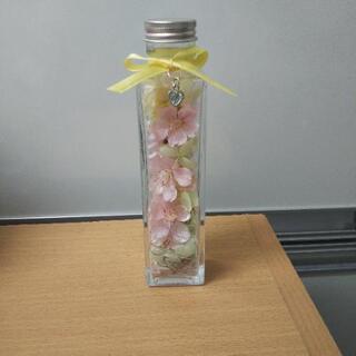 【ネット決済】桜アーティシャルフラワー(造花)のボトルフラワー