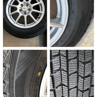 超超美品　ダンロップ　185/65R15 プリウス　4本スタッドレスタイヤ、ホイールセット　