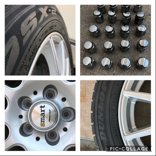 超超美品　ダンロップ　185/65R15 プリウス　4本スタッドレスタイヤ、ホイールセット　