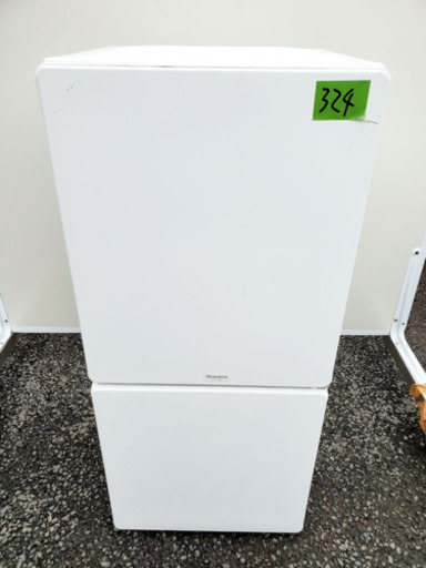 ②324番 MORITA✨ノンフロン冷凍冷蔵庫✨MR-F110MB‼️