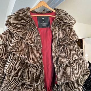 Sov Double Standard Clothing ラビットファー　ケープ　マント　ポンチョ　コート