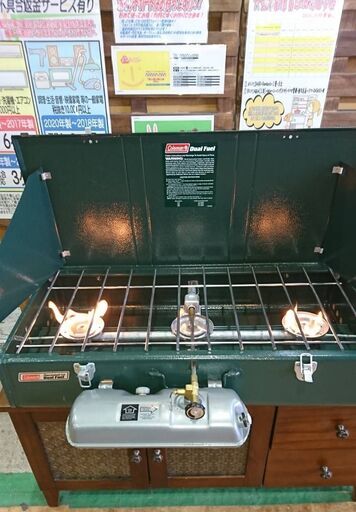【愛品館市原店】 Coleman POWERHOUSE DUALFUEL 428 3ﾊﾞｰﾅｰ93年3月 【管理IOD012543-003】