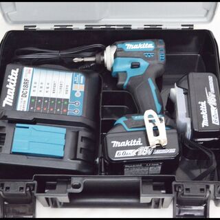 中古美品 マキタ 18V 6.0Ah TD171DRGX 青 インパクトドライバー 6Ah