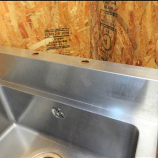 196-0)業務用 ステンレス 1槽シンク W700D450H800BG150 中古品 流し台
