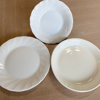 【ネット決済】未使用 シンプルホワイトのお皿（食器）  18枚セ...