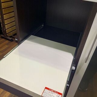 【苫小牧バナナ】ニトリ キッチンカウンター　キュリー2 CULY2-90MRB-DBR ダークブラウン 美品 ♪ 苫小牧バナナ】ニトリ キッチンカウンター キュリー2 CULY2-90MRB-DBR