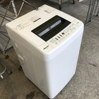 【リサイクルショップ八光　安心の3か月保証　配達・設置OK】ハイセンス　Hisense　HW-T45C 全自動洗濯機 ホワイト [洗濯4.5kg /乾燥機能無 /上開き] リサイクルショップ八光 安心の3か月保証 配達・設置OK】ハイセンス