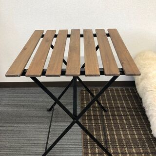 IKEA　木製　テルノー 折り畳み　テーブル　未使用品　１台