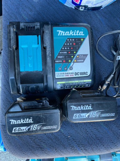 マキタ　18V 6A バッテリー　2個おまけ付き