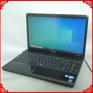 送料無料 ブラック 1台限定 ノートPC 中古良品 15.5型 SONY VPCEB28FJ 