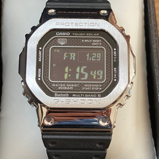 ほぼ未使用　美品　CASIO 腕時計 G-SHOCK Bluetooth 搭載 電波ソーラー GMW-B5000-1JF マルチバンド6 20気圧防水メンズ ブラック 