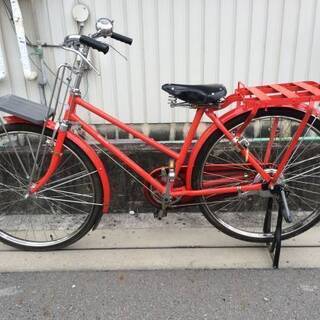 郵便自転車（丸石製）ロッドブレーキ　実用自転車　美品