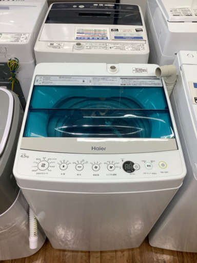 全自動洗濯機　Haier 2019年製　4.5kg