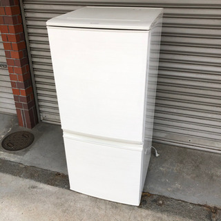 #5021 シャープ 冷蔵庫 137L SJ-D14C-W 2017モデル