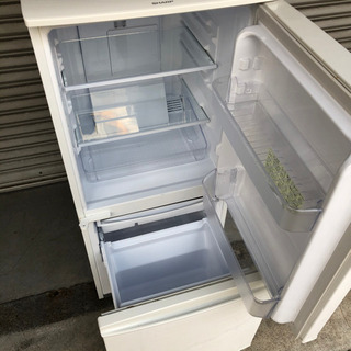 #5021 シャープ 冷蔵庫 137L SJ-D14C-W 2017モデル