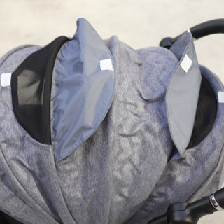 美品】レインカバー、フットマフつき ラクーナ エアー コンパクト